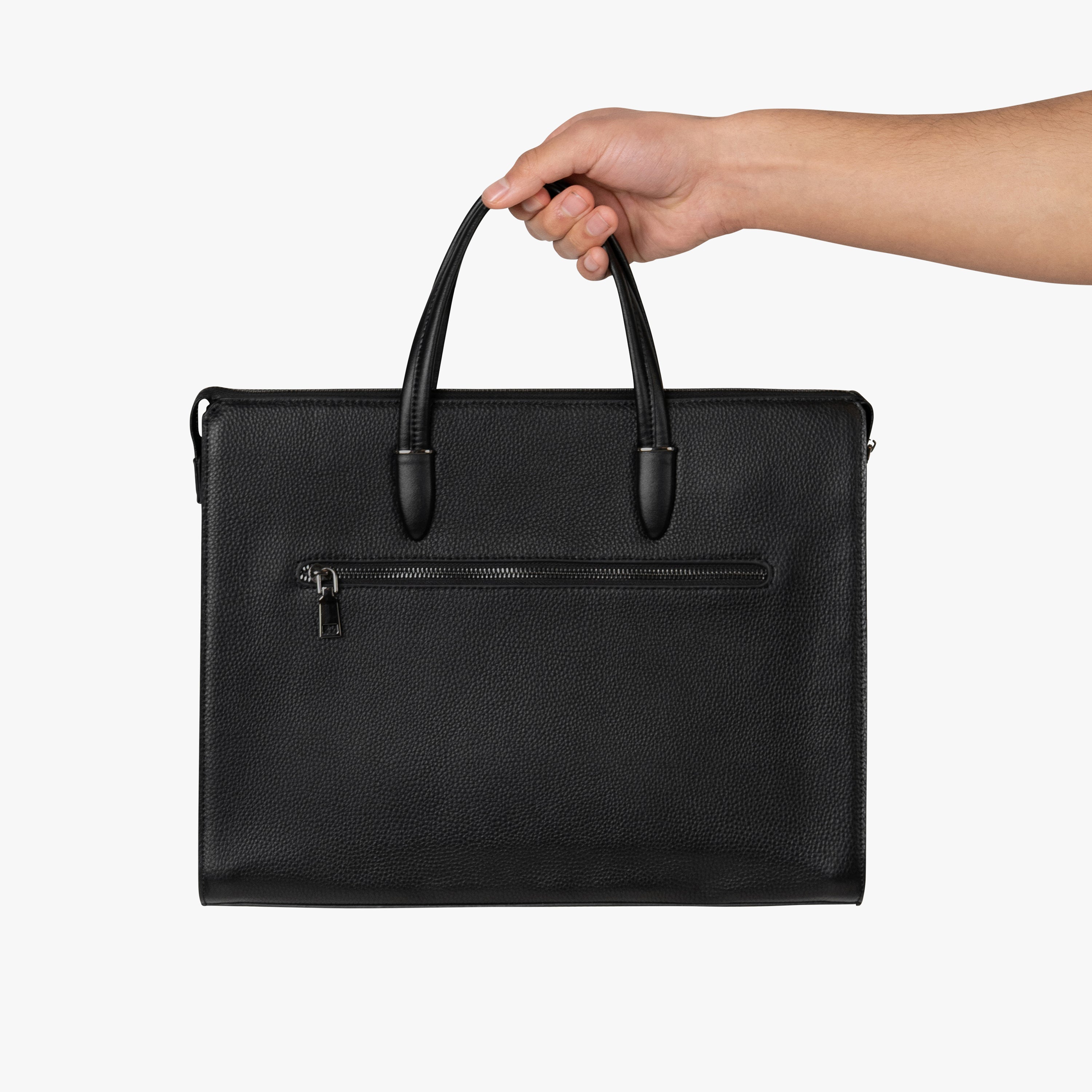 Milano Imperio SecureTouch - A Leather Briefcase with a Fingerprint Lock