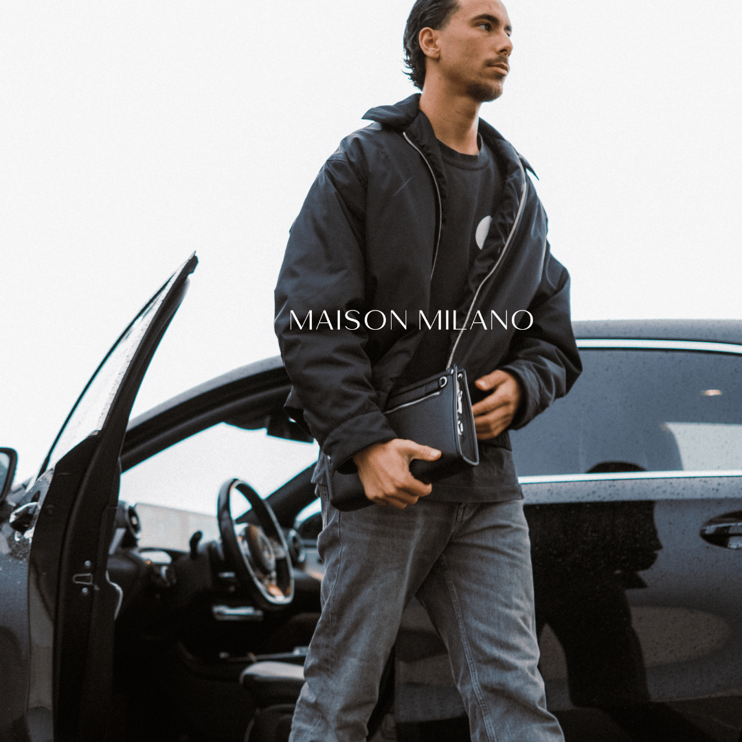 Milano Eleganza SecureTouch - A Sleek Leather Bag with a Fingerprint Lock